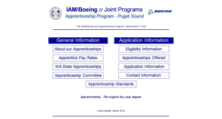 Desktop Screenshot of iam-boeing-apprenticeship.com